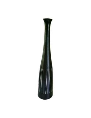 Vintage MCM Brown Abstract Art Retro Vase LARRY LASLO By ROYAL HAEGER